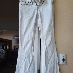 True Religion white Joey jeans size 26